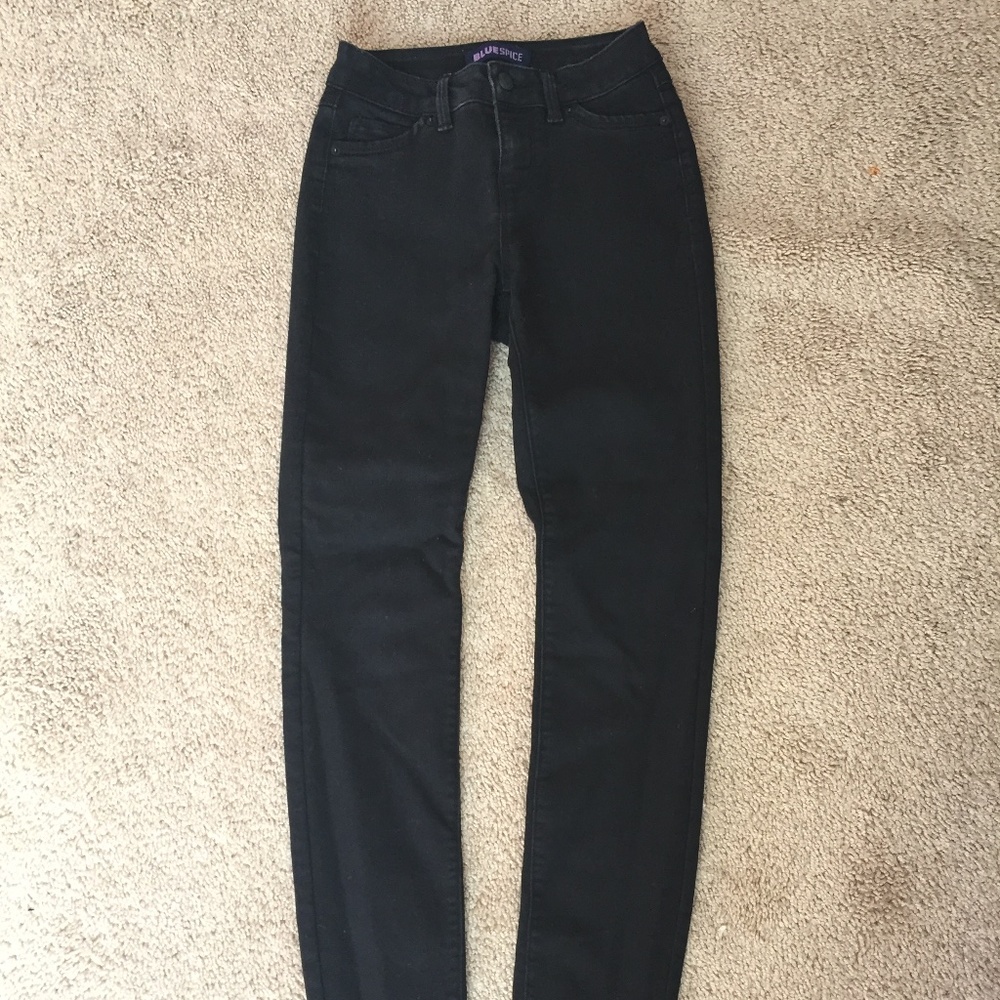 Blue Spice Black Skinny Jeans